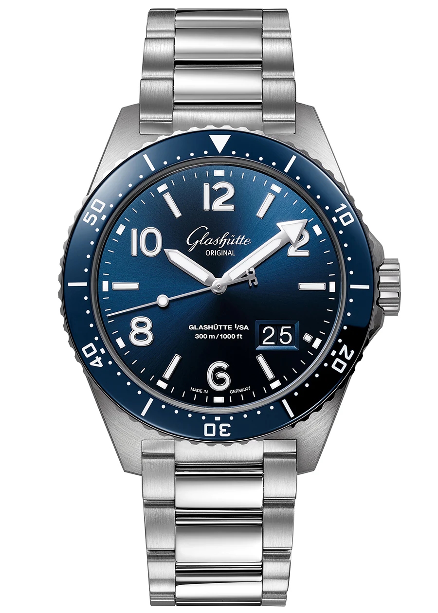 Glashutte Original Spezialist SeaQ Panorama Date Stainless steel Men's Watch