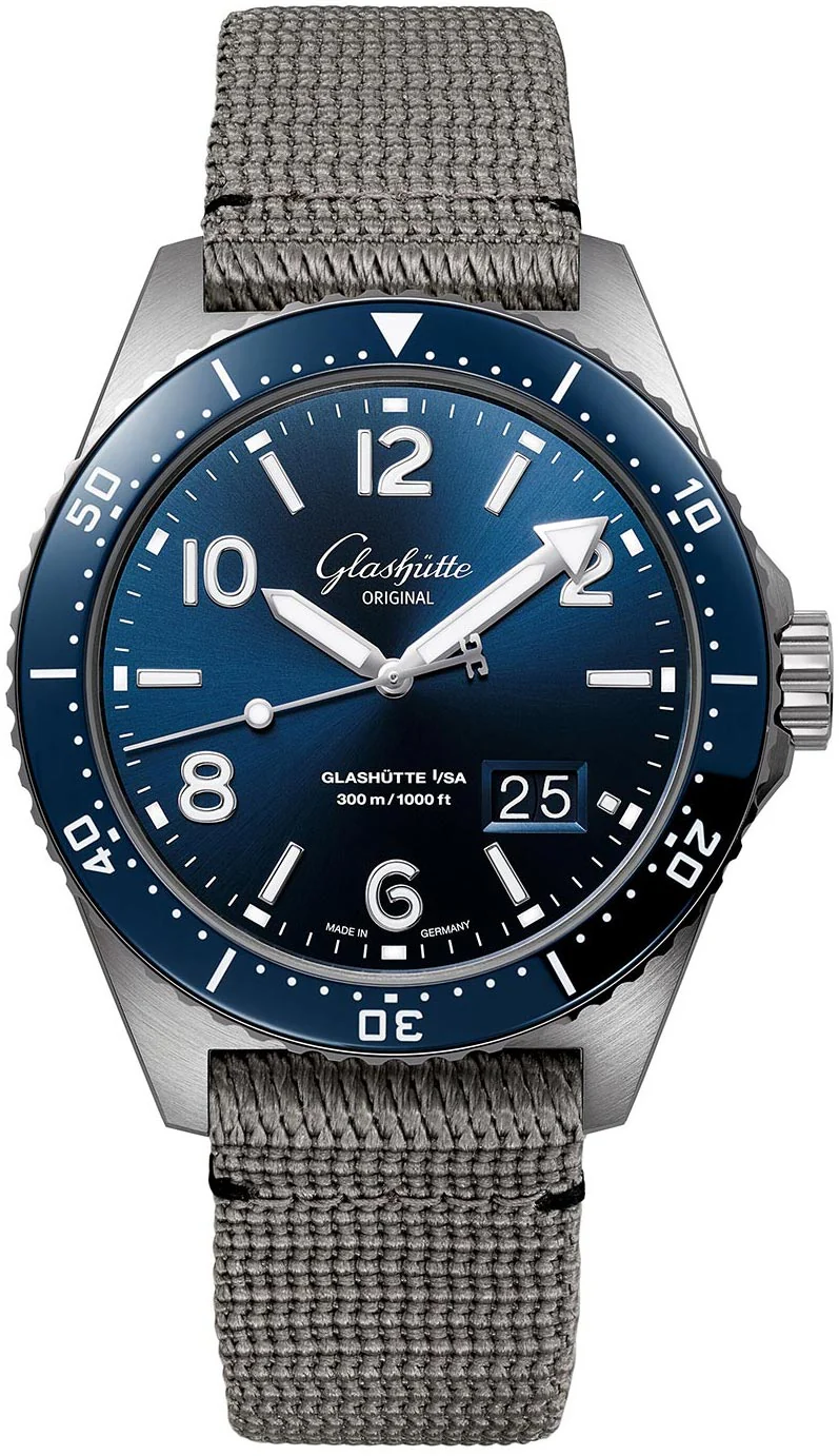 Glashutte Original Spezialist SeaQ Panorama Date Stainless steel Men's Watch