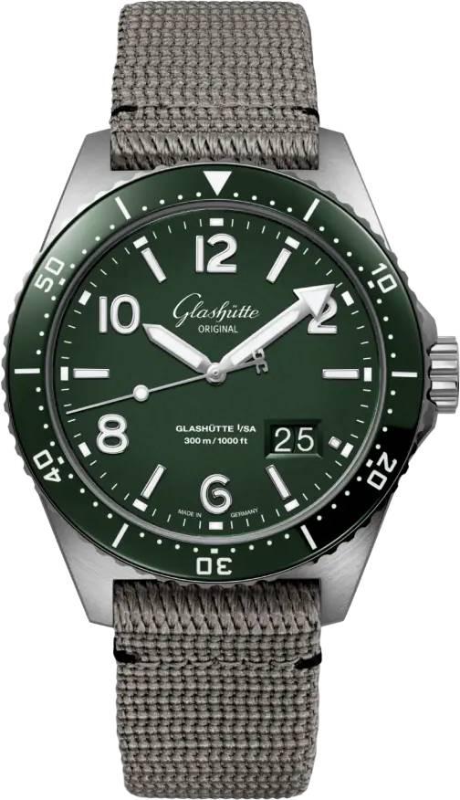 Glashutte Original Spezialist SeaQ Panorama Date Stainless steel Men's Watch