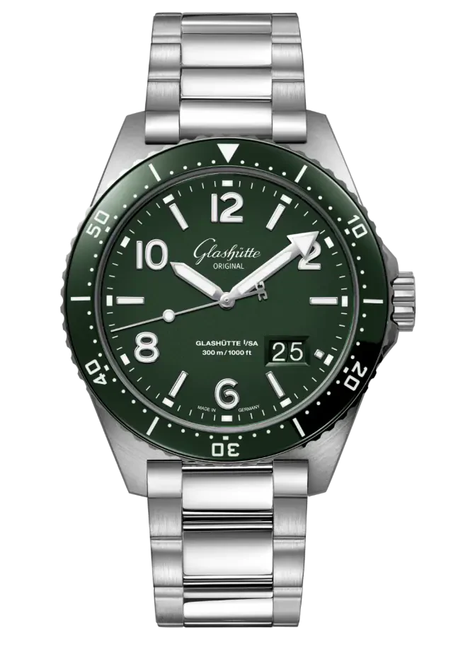 Glashutte Original Spezialist SeaQ Panorama Date Stainless steel Men's Watch
