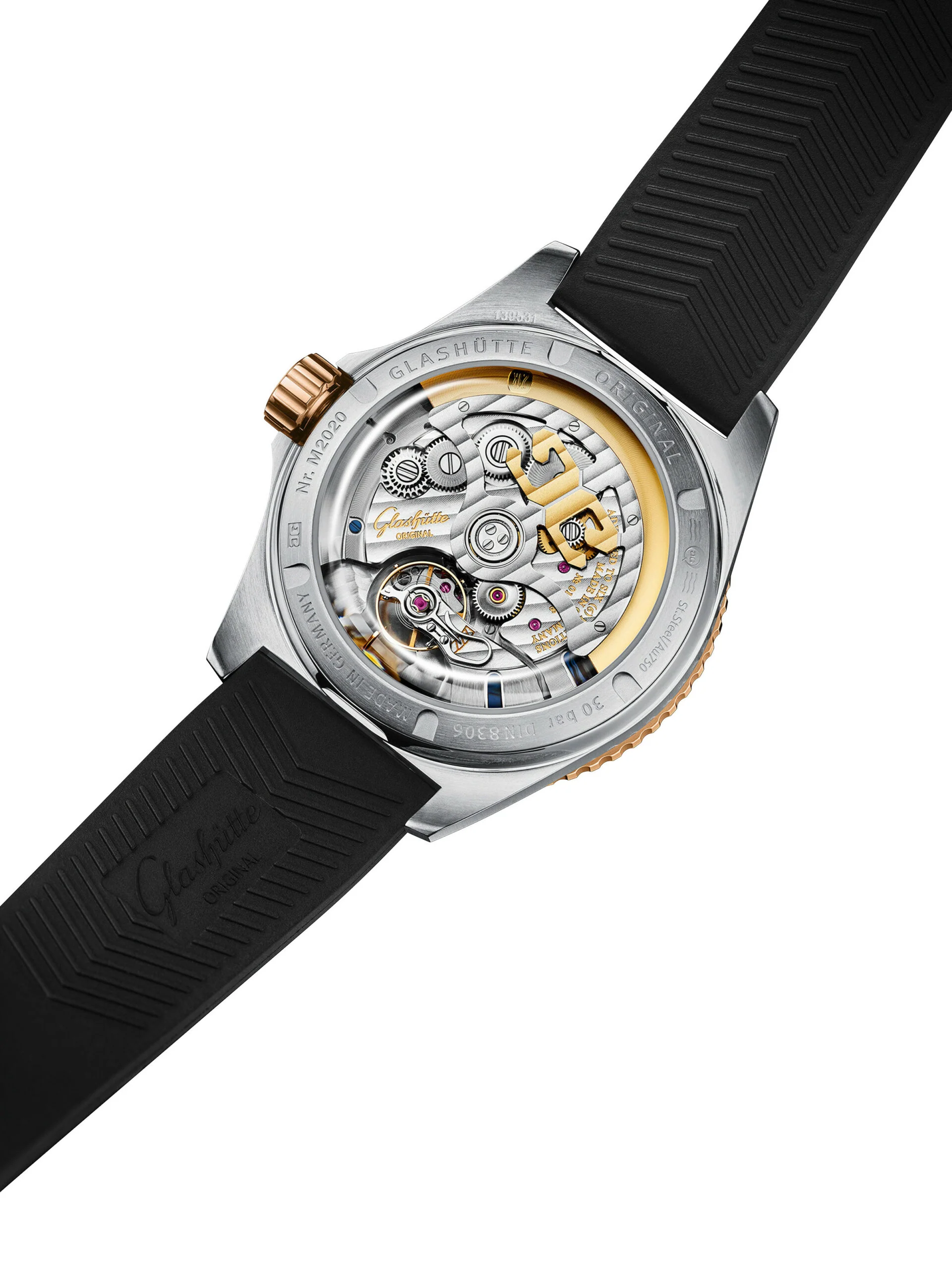 Glashutte Original Spezialist SeaQ Panorama Date Stainless steel & Red Gold Men's Watch - Image 5