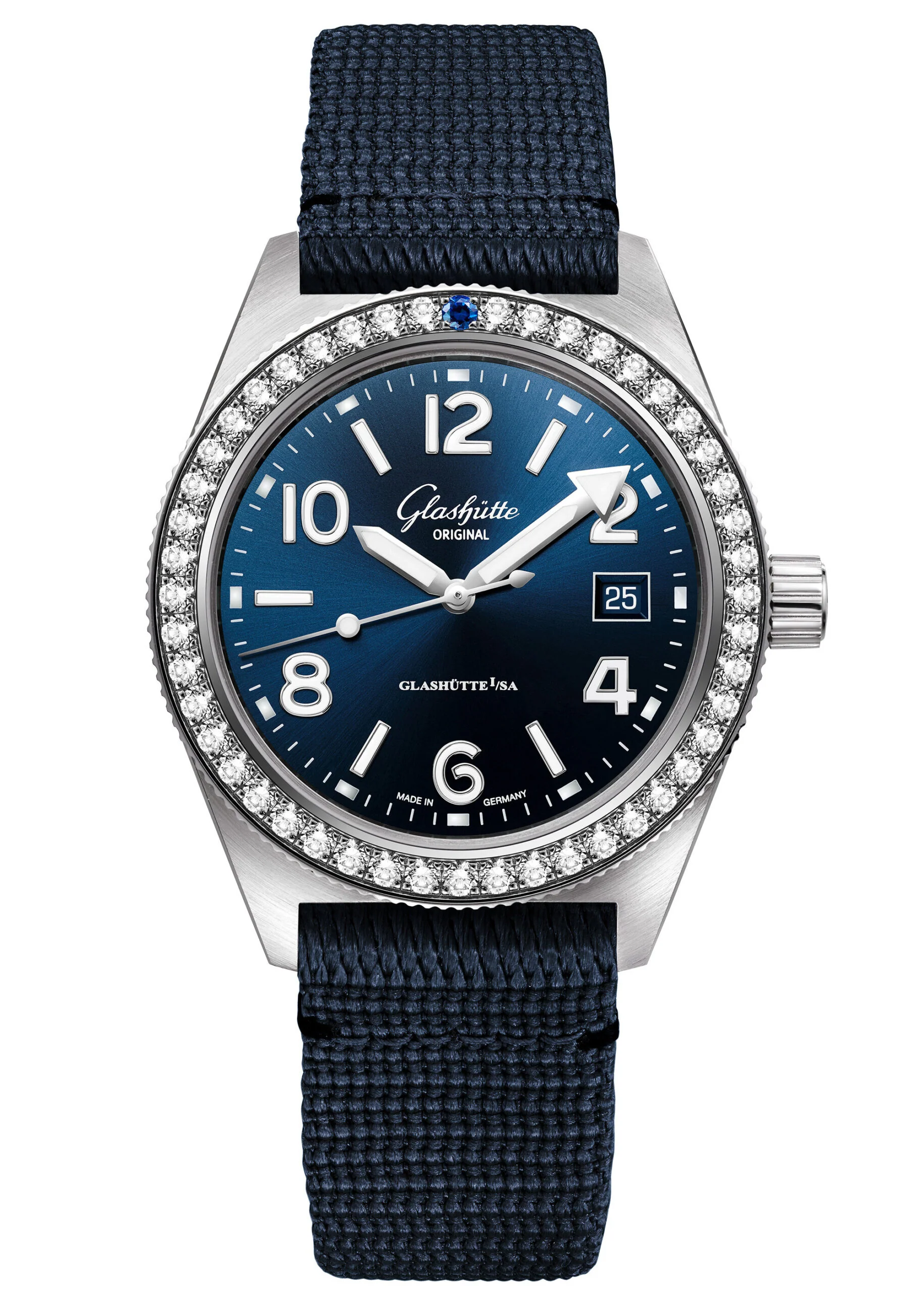Glashutte Original Spezialist SeaQ Stainless steel & Diamonds Men's Watch