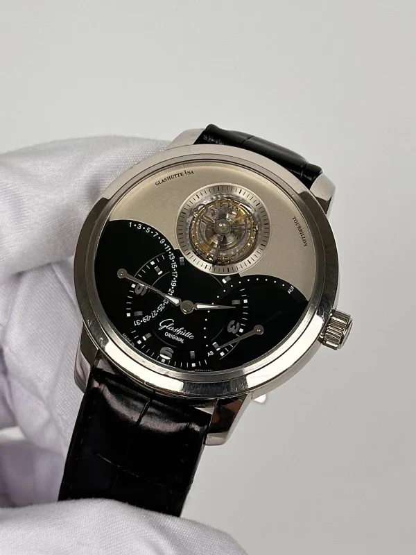 Glashütte Original PanoTourbillon XL 18K White Gold Men's Watch - Image 3