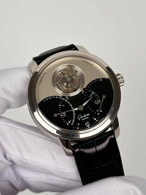 Glashütte Original PanoTourbillon XL 18K White Gold Men's Watch - Image 4