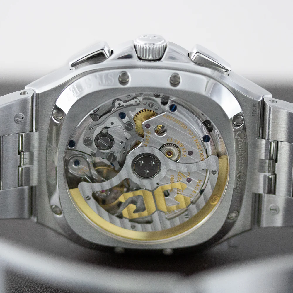 Glashutte Original Vintage Seventies Chronograph Panorama Date Stainless steel Men's Watch - Image 2