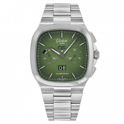 Glashutte Original Vintage Seventies Chronograph Panorama Date Stainless steel Men's Watch