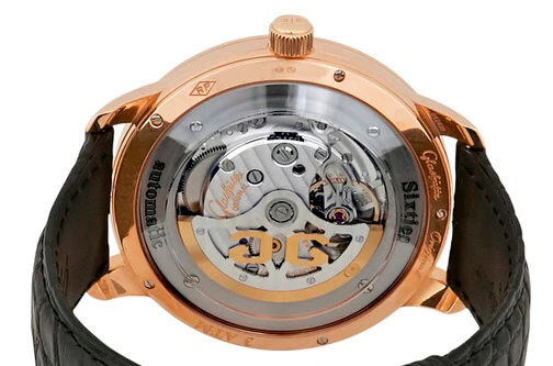 Glashutte Original Vintage Sixties 18K Rose Gold Men's Watch - Image 2