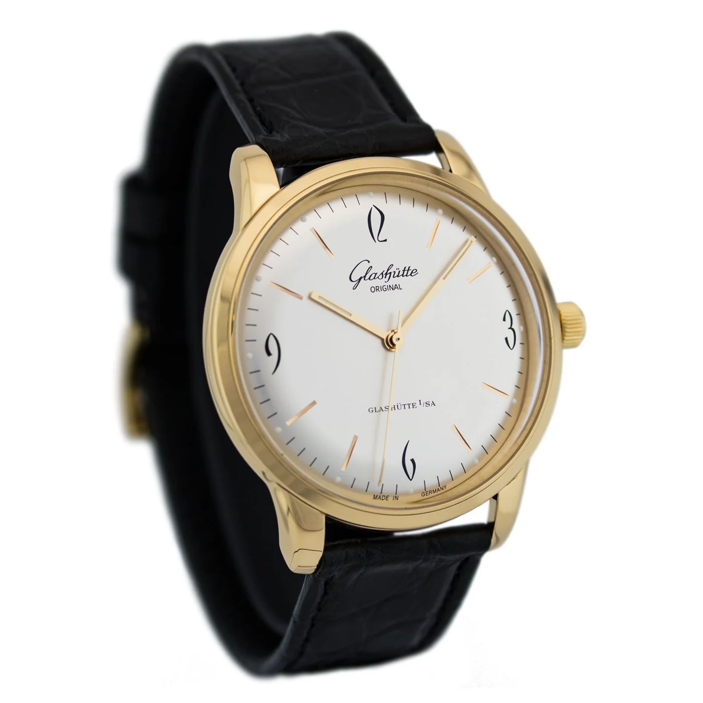 Glashutte Original Vintage Sixties 18K Rose Gold Men's Watch - Image 3