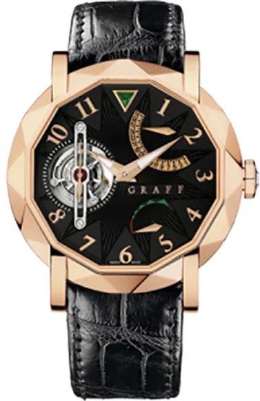 Graff Mastergraff Tourbillon 18K Rose Gold Men's Watch