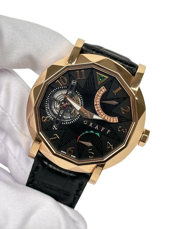 Graff Mastergraff Tourbillon 18K Rose Gold Men's Watch - Image 2