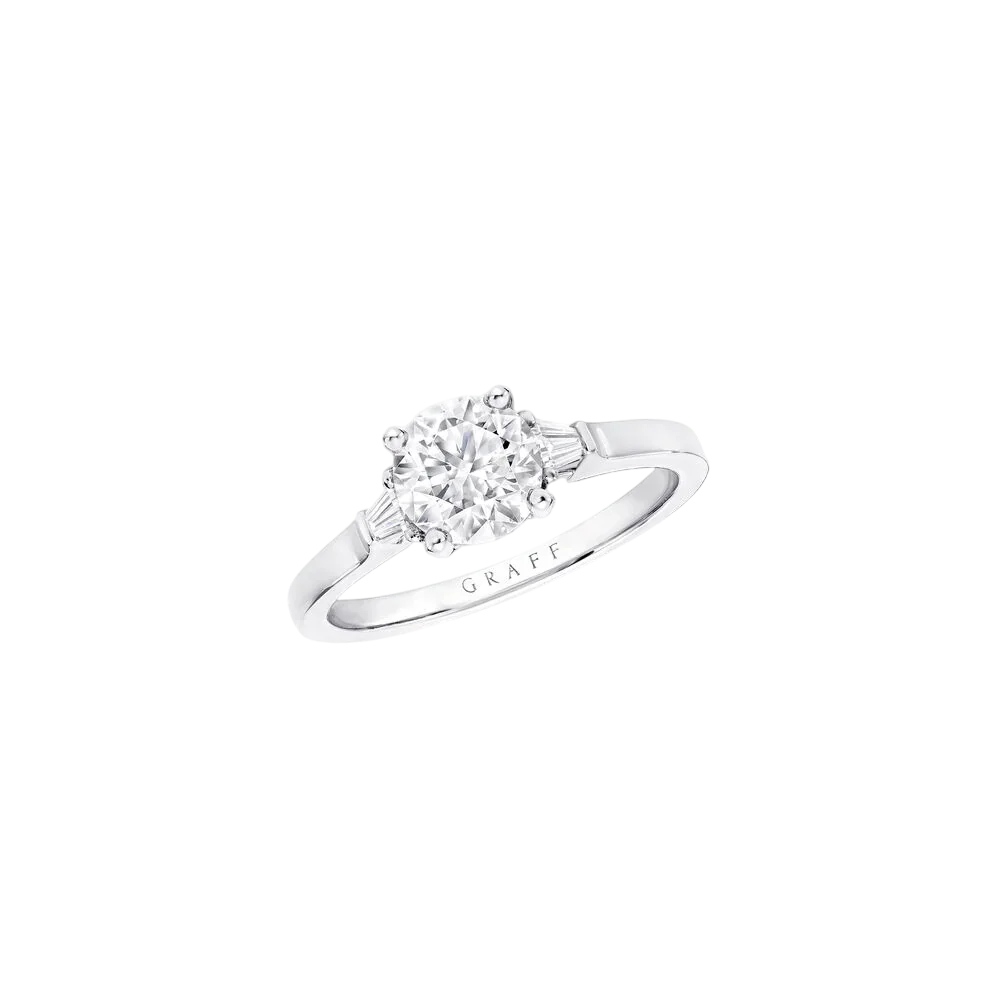 Graff Promise Diamond Platinum Engagement Ring - Image 2