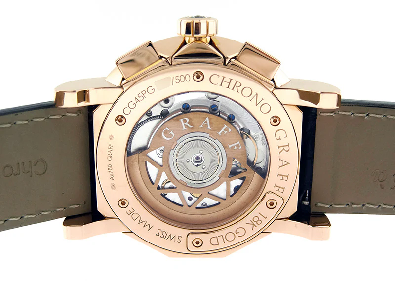 Graff Sport ChronoGraff Chronograph 18K Rose Gold Men's Watch - Image 2