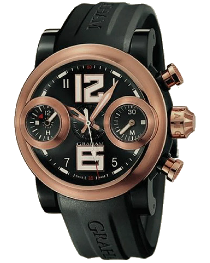 Graham Swordfish Big Chronograph PVD Stainless steel & 18K Rose Gold Men's Watch