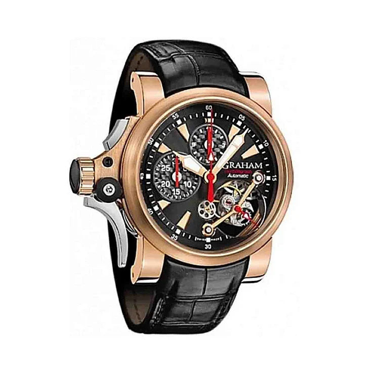 Graham Toubillograph 18K Rose Gold Men's Watch