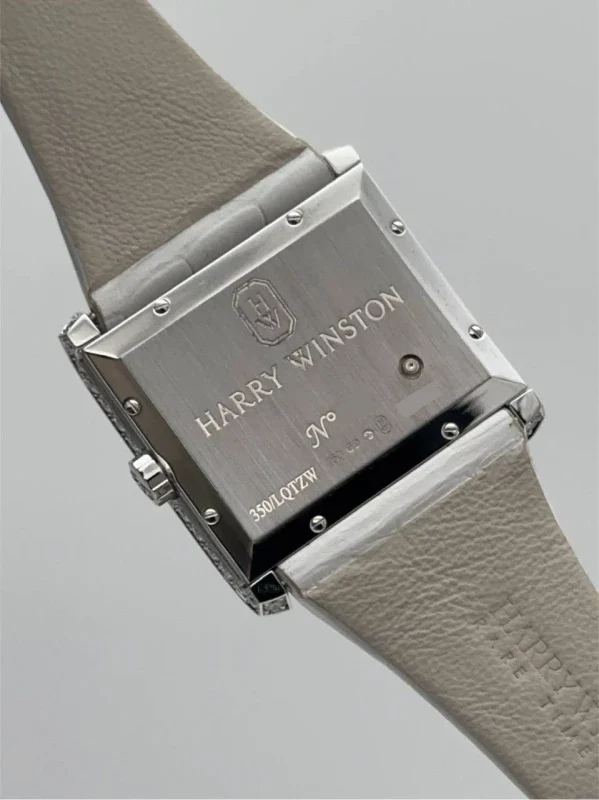 Harry Winston Avenue 18K White Gold & Diamonds Lady's Watch - Image 7