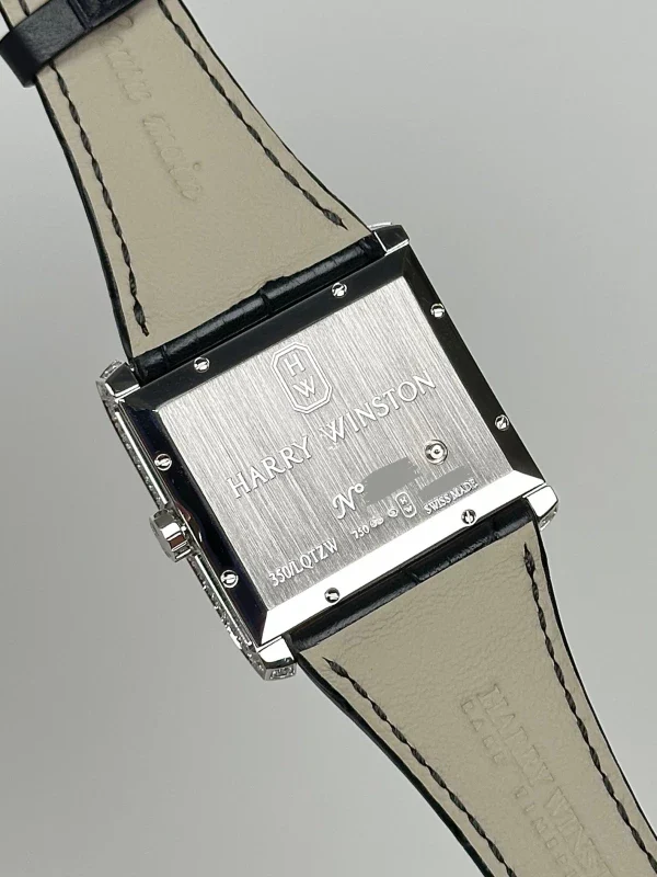 Harry Winston Avenue 18K White Gold & Diamonds Lady's Watch - Image 8