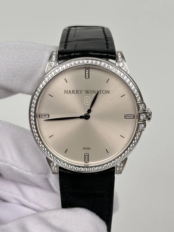 Harry Winston Midnight 18K White Gold & Diamonds Ladies Watch - Image 2