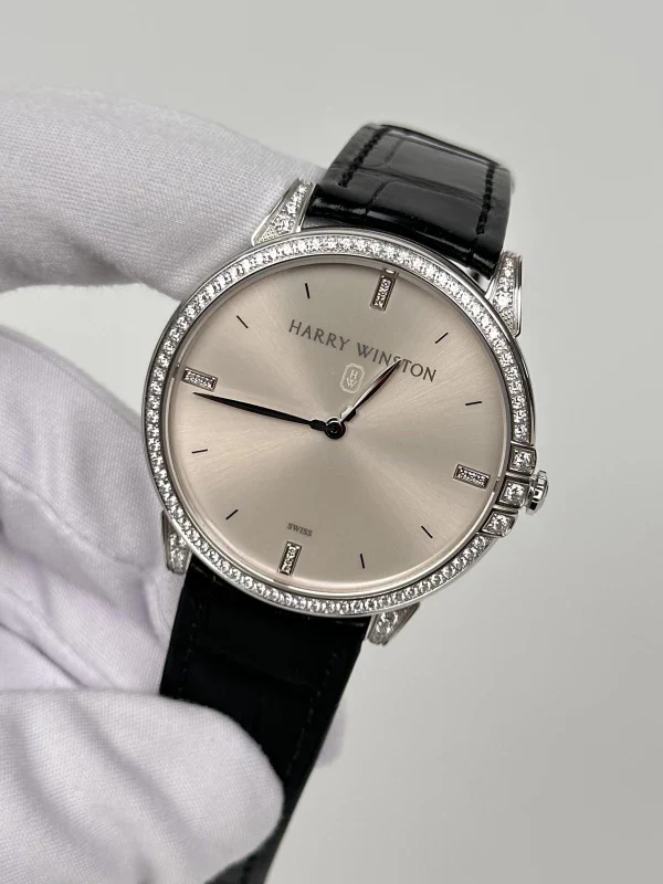 Harry Winston Midnight 18K White Gold & Diamonds Ladies Watch - Image 3
