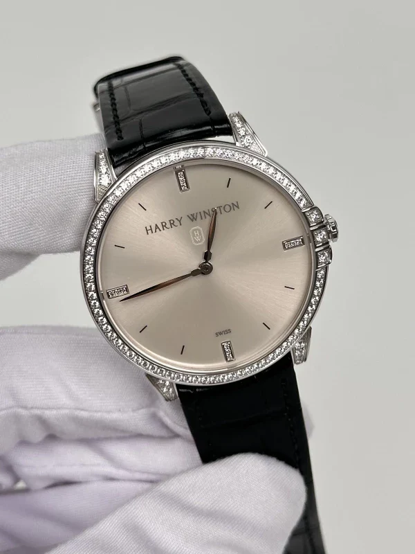Harry Winston Midnight 18K White Gold & Diamonds Ladies Watch - Image 4