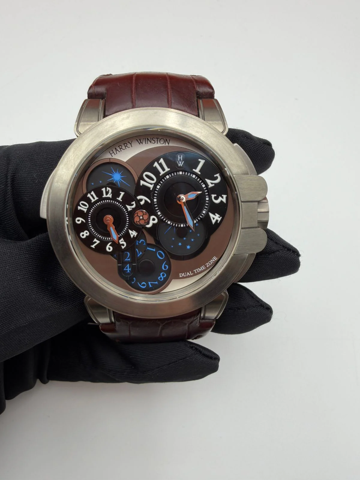 Harry Winston Ocean Dual Time Project Z4 Zalium Men's Watch - Image 2