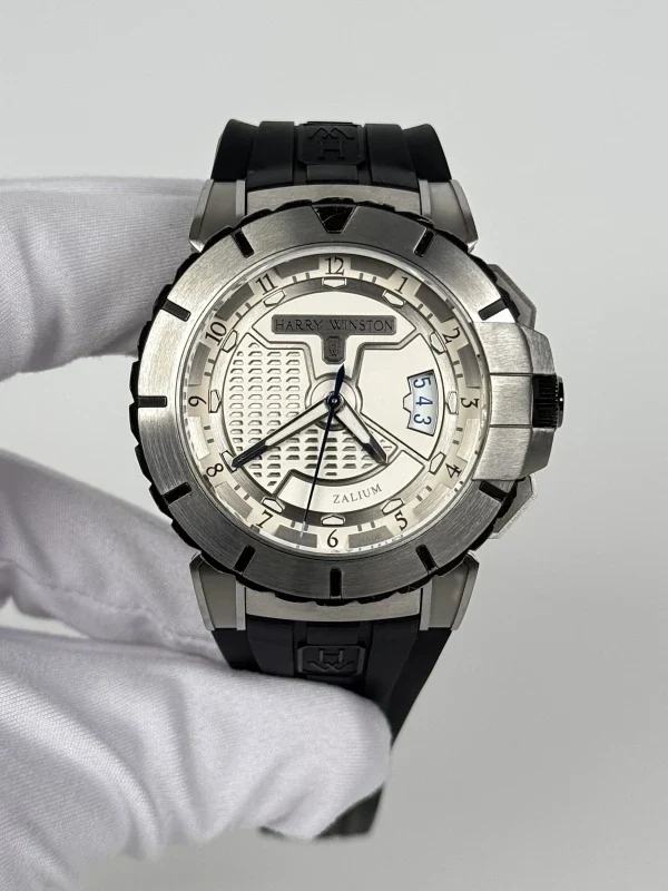 Harry Winston Ocean Sport Chronograph Zalium Rubber Men's Watch - Image 3