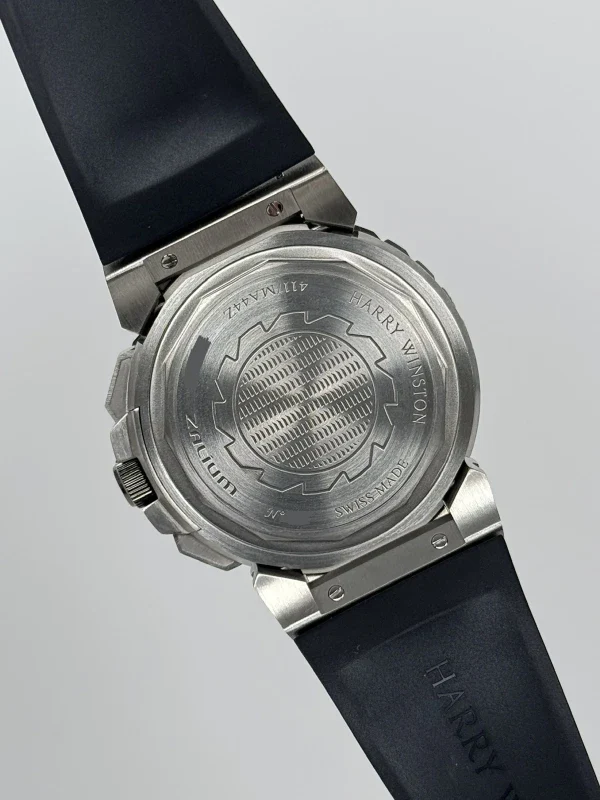 Harry Winston Ocean Sport Chronograph Zalium Rubber Men's Watch - Image 8