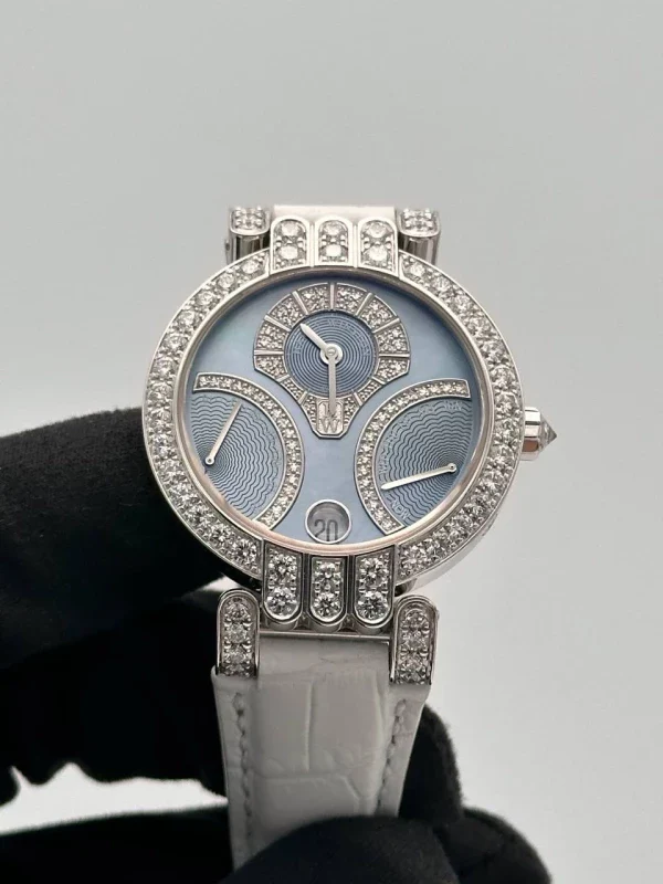 Harry Winston Premier 18K White Gold & Diamonds Ladies Watch - Image 2