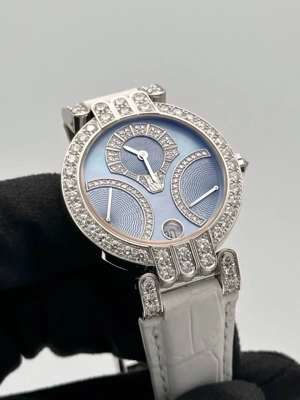 Harry Winston Premier 18K White Gold & Diamonds Ladies Watch - Image 3