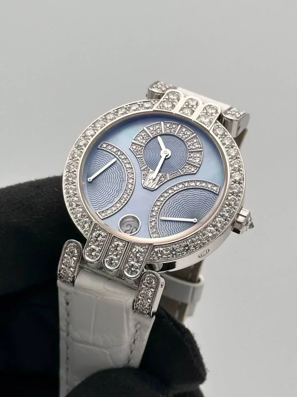Harry Winston Premier 18K White Gold & Diamonds Ladies Watch - Image 4