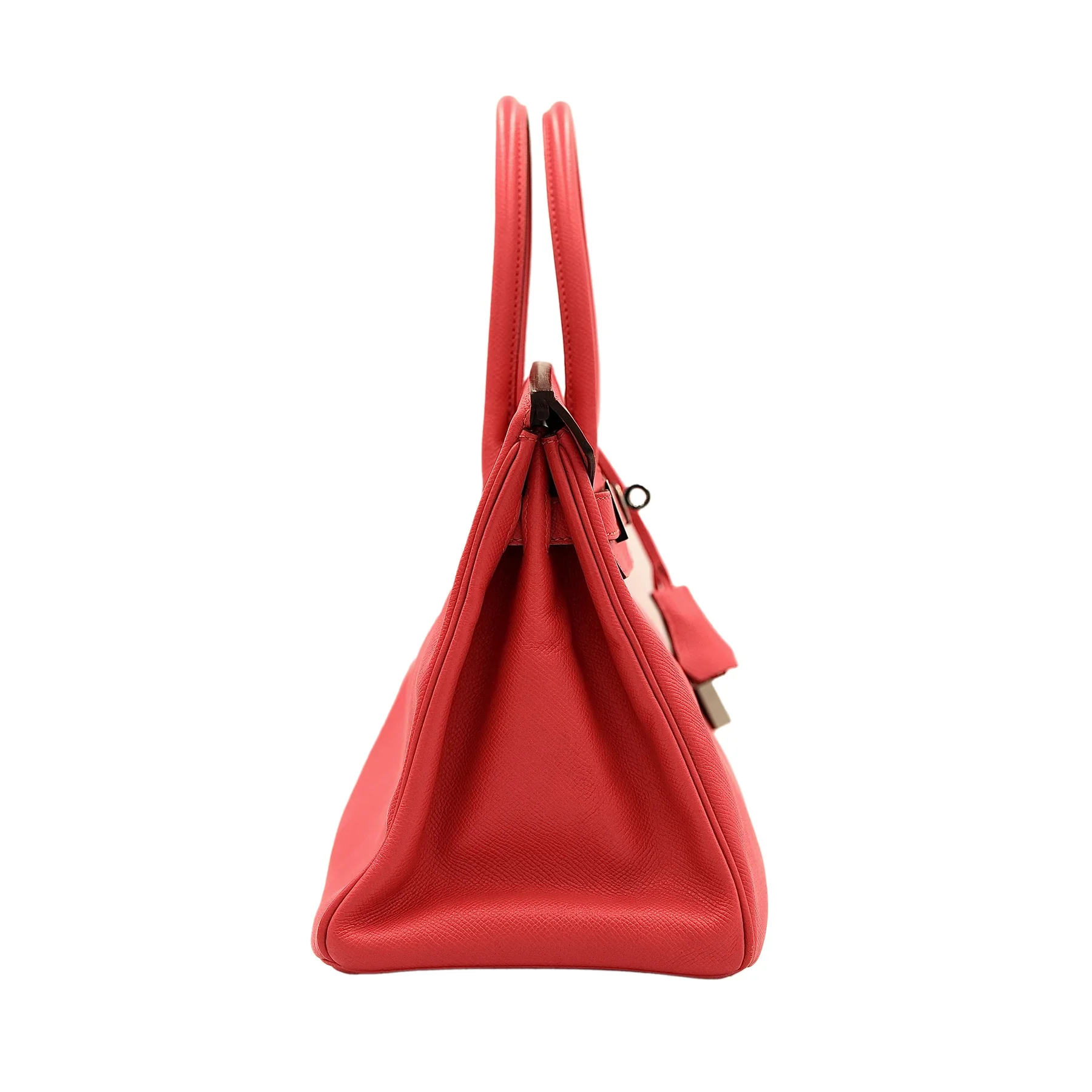 Hermes Birkin 30 Rouge Tomate Epsom with Palladium Hardware Bag - Image 3