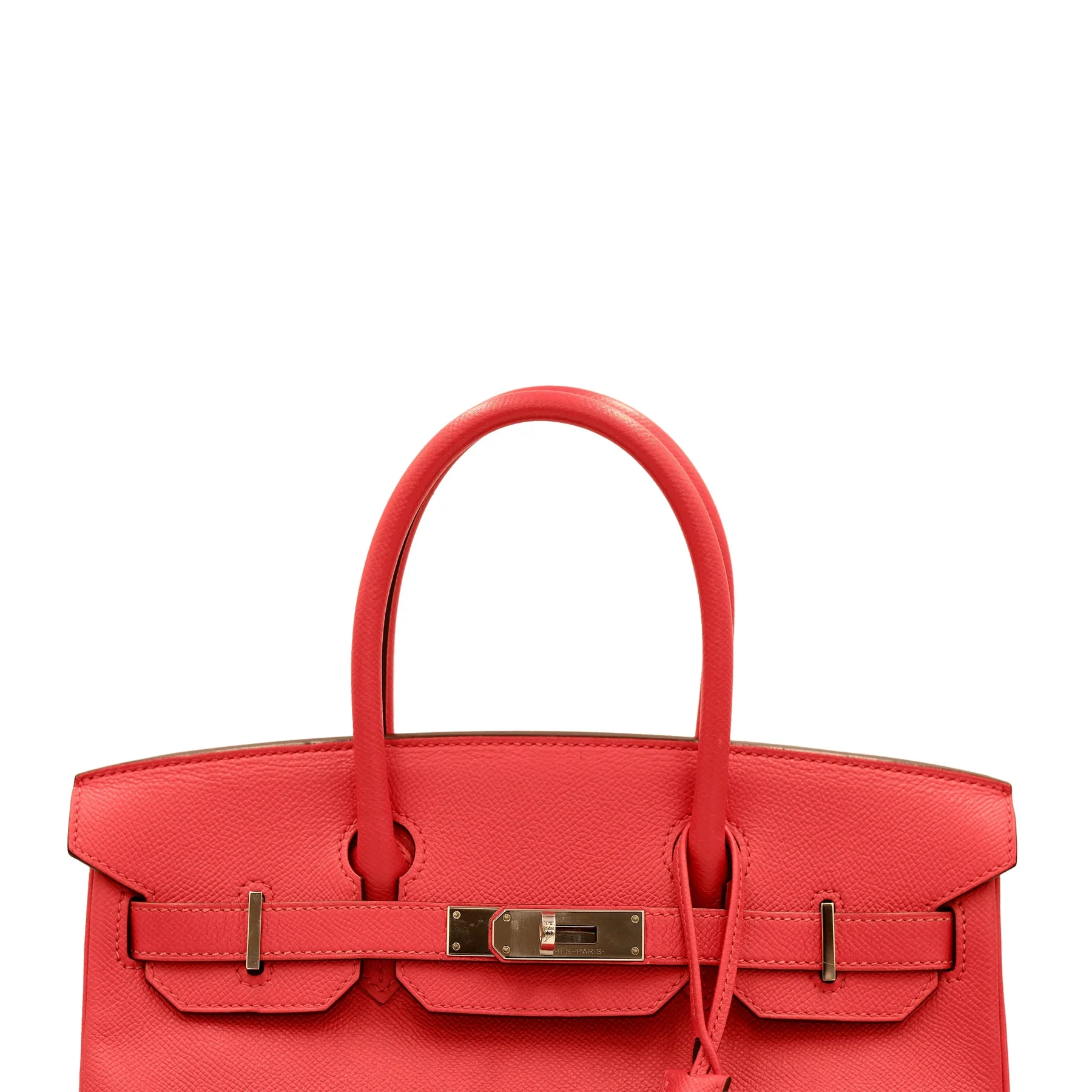 Hermes Birkin 30 Rouge Tomate Epsom with Palladium Hardware Bag - Image 6