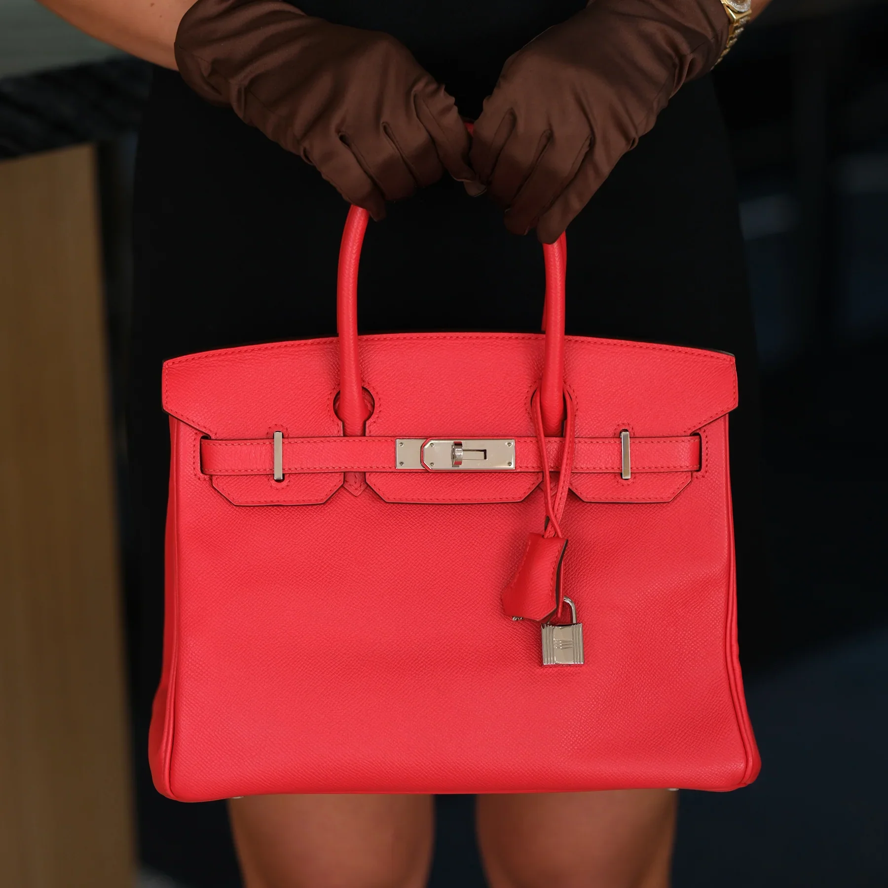 Hermes Birkin 30 Rouge Tomate Epsom with Palladium Hardware Bag - Image 7
