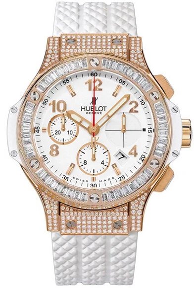 Hublot Big Bang Chronograph 18K Red Gold & Diamonds Men's Watch