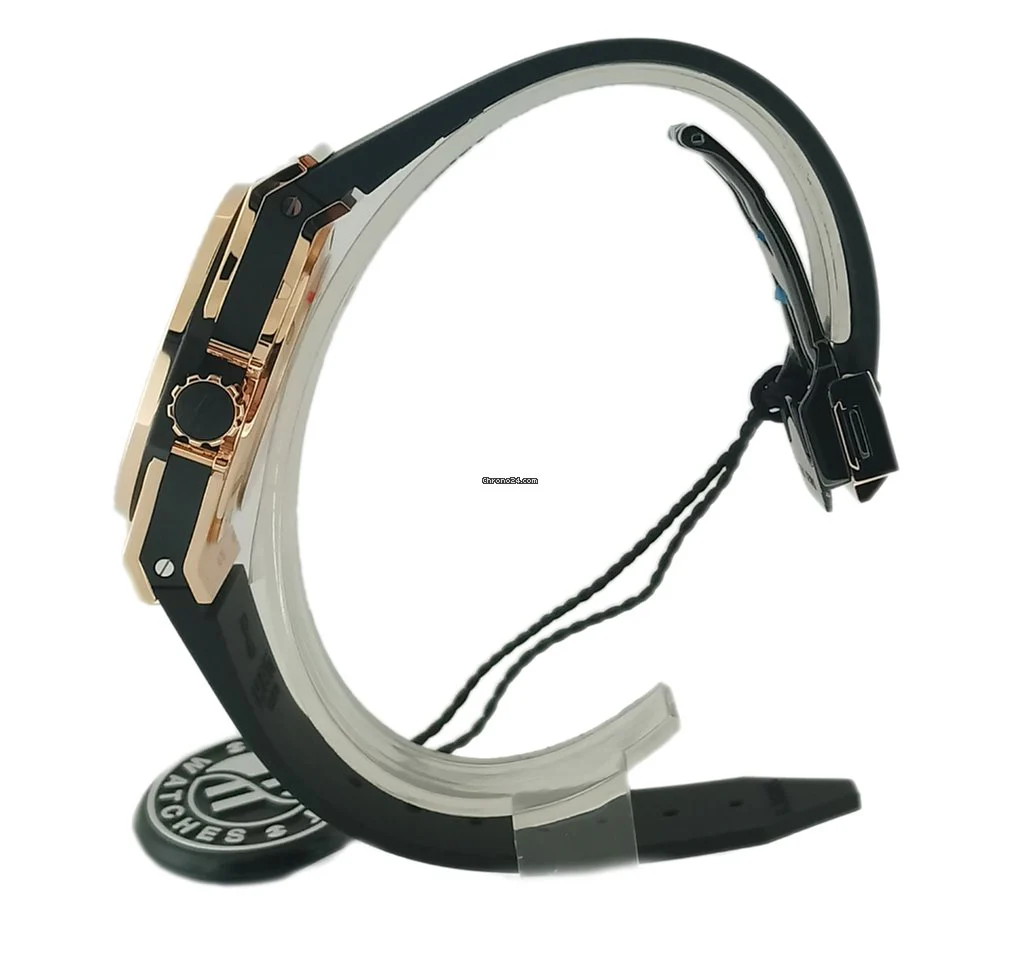 Hublot Big Bang 18K Rose Gold Black Rubber Ladies Watch - Image 9