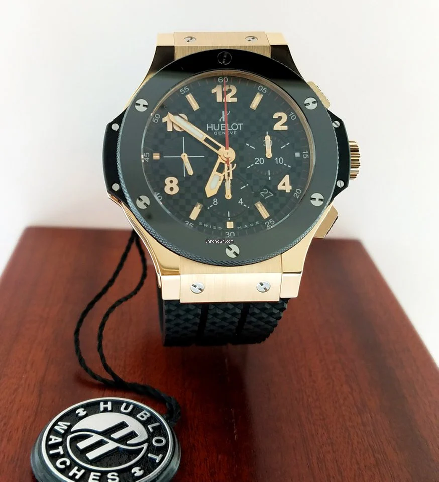 Hublot Big Bang 18K Rose Gold Chronograph Ceramic Rubber Men’s Watch - Image 5