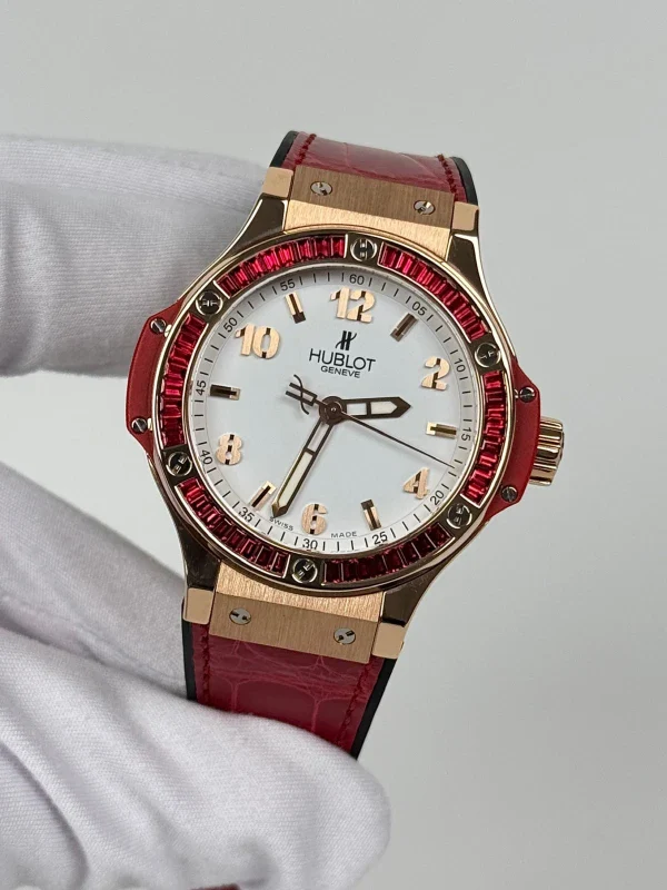 Hublot Big Bang Tutti Frutti 18K Rose Gold & Spinels Lady's Watch - Image 4