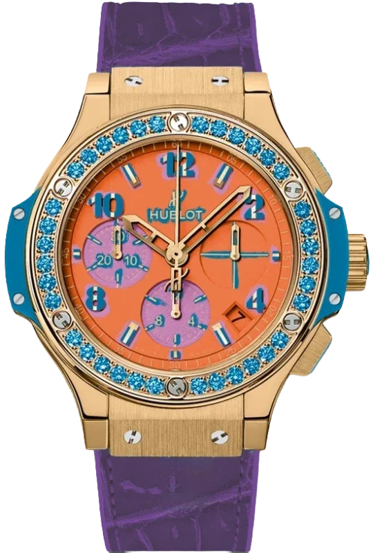 Hublot Big Bang Pop Art 18K Yellow Gold & Topazes Lady's Watch