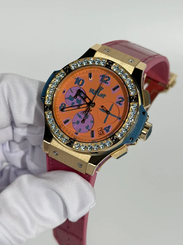 Hublot Big Bang Pop Art 18K Yellow Gold & Topazes Lady's Watch - Image 4
