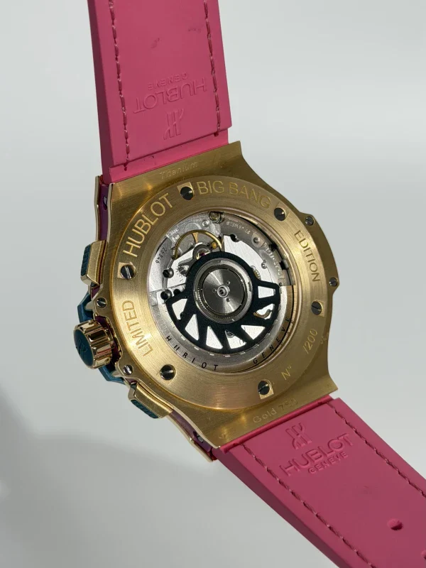 Hublot Big Bang Pop Art 18K Yellow Gold & Topazes Lady's Watch - Image 7