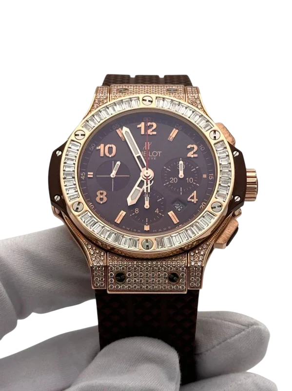 Hublot Big Bang 18K Yellow Gold & Diamonds Men's Watch - Image 2
