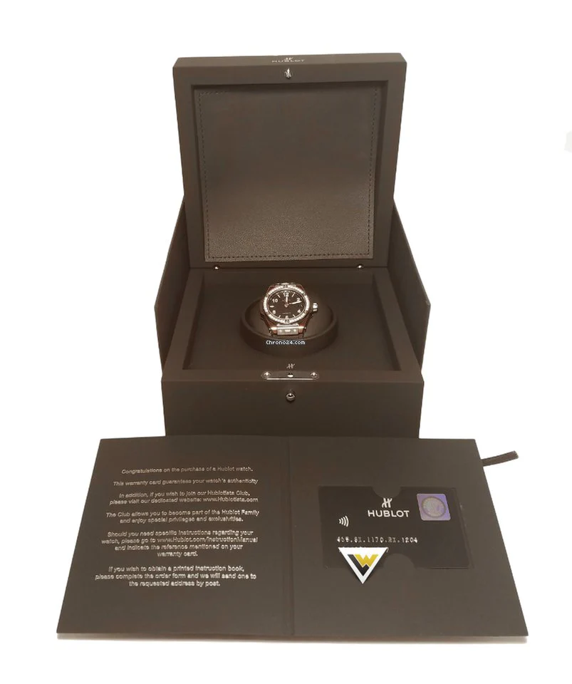 Hublot Big Bang 39mm One Click Steel Diamonds Automatic Watch - Image 5