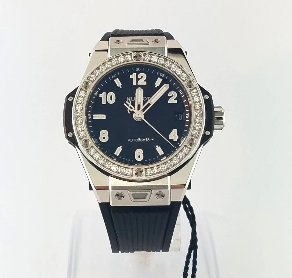 Hublot Big Bang 39mm One Click Steel Diamonds Automatic Watch - Image 9