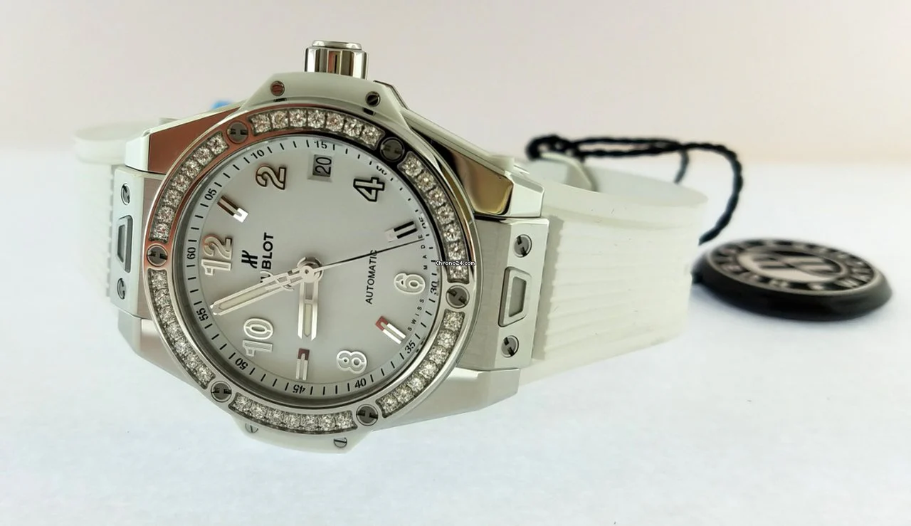 Hublot Big Bang 39mm One Click Steel White Diamonds Automatic Watch - Image 7