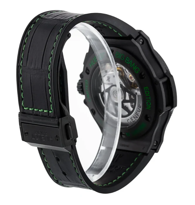 Hublot Big Bang All Black Green Ceramic Mens Watch - Image 3