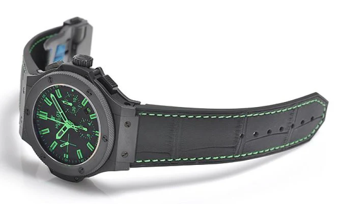 Hublot Big Bang All Black Green Ceramic Mens Watch - Image 4