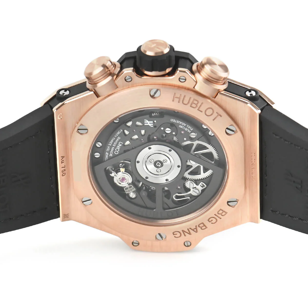 Hublot Big Bang Chronograph 18K King Gold & Colored Gemstones Man's Watch - Image 3