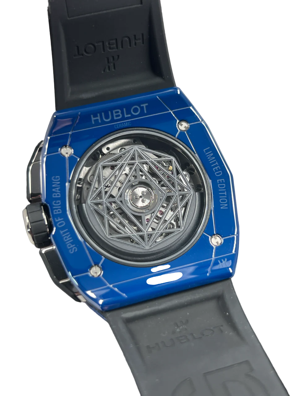Hublot Big Bang Chronograph Sang Bleu Ceramic Men's Watch - Image 3