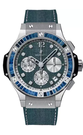 Hublot Big Bang Chronograph Stainless Steel & Sapphires Unisex Watch