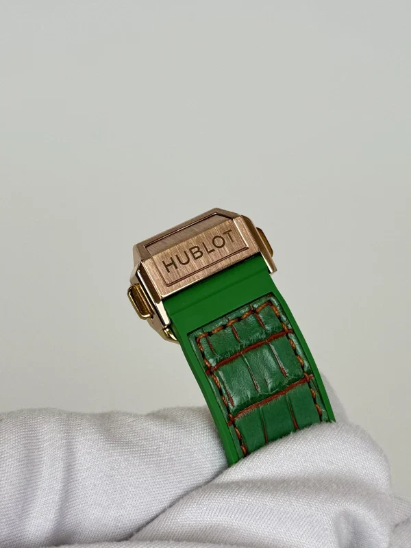 Hublot Big Bang Pop Art King Gold Apple 18K Rose Gold & Tsavorites Lady's Watch - Image 6