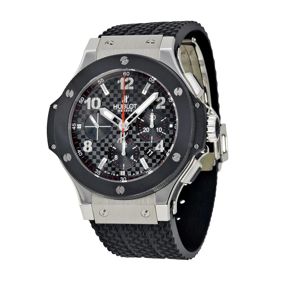 Hublot Big Bang Stainless Steel Carbon Rubber Chronograph Automatic Men’s Watch - Image 9